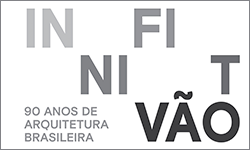 Logotipo da exposição Infinito Vão - SESC 24 de Maio