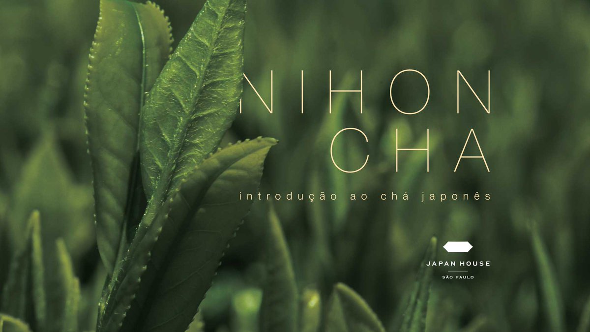 Logotipo da Exposição NIHONCHA- INTRODUÇÃO AO CHÁ JAPONÊS