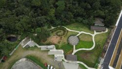 vista aérea da Reserva Natural Sesc em Bertioga