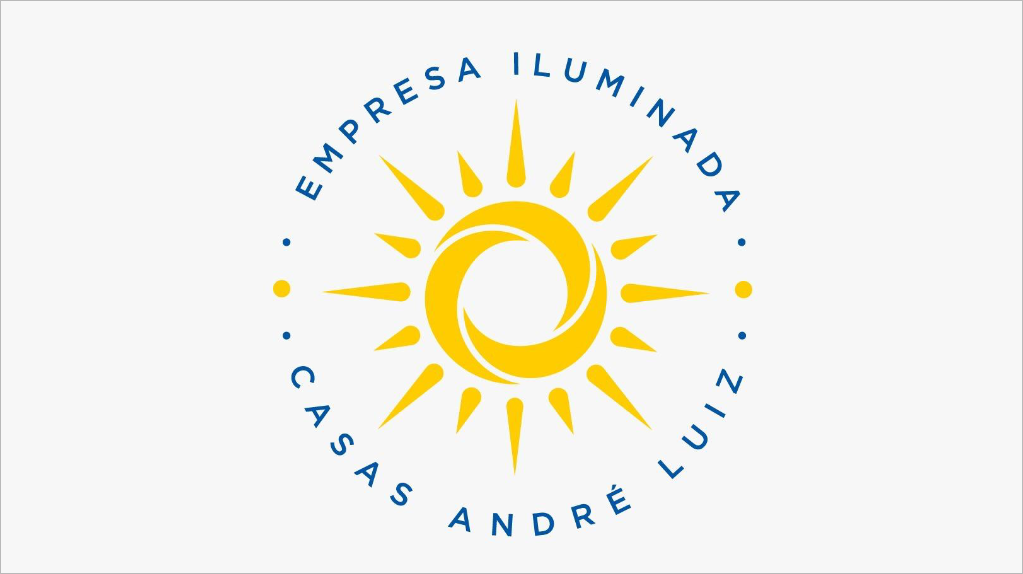 Logotipo Empresa Iluminada - Casas André Luiz